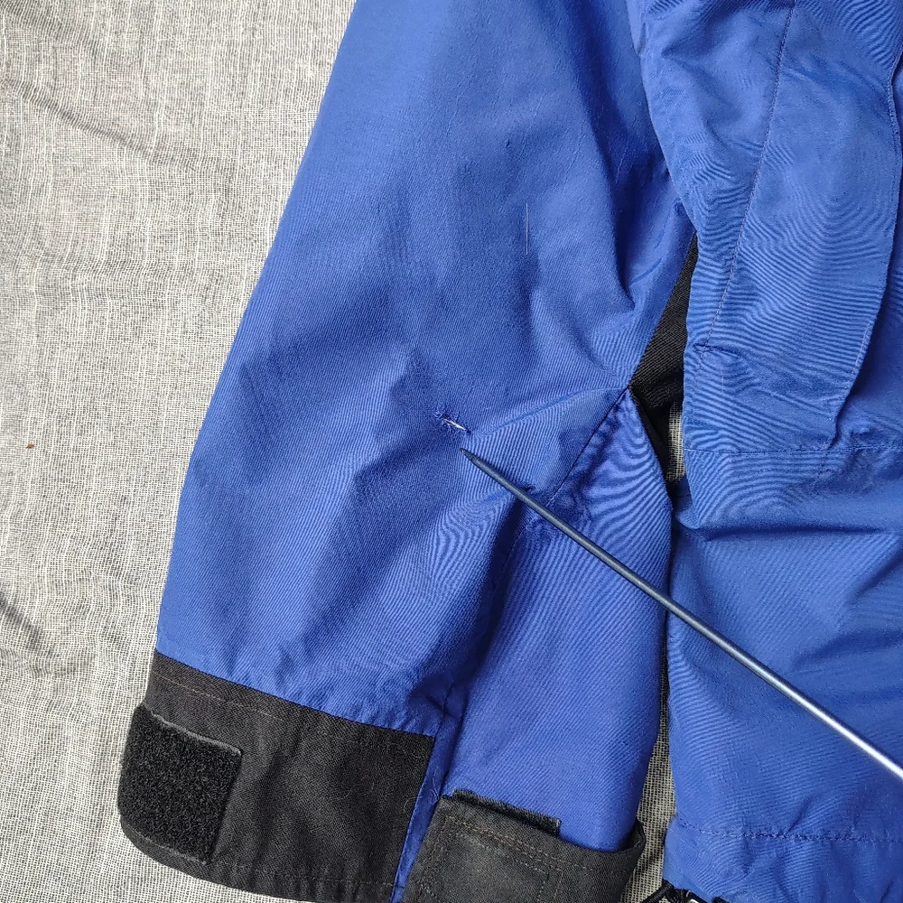 VINTAGE‎ The North Face Mountain Guide Jacket Blue Black Gortex Mens